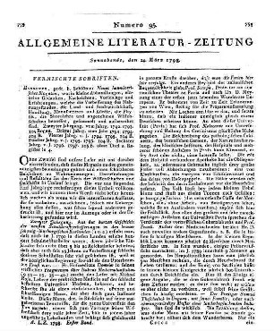 Neues Hannoverisches Magazin. Jg. 2-6. Worin kleine Abhandlungen, einzelne Gedanken, Nachrichten, Vorschläge und Erfahrungen, welche die Verbesserung des Nahrungs-Standes ... aufbewahret sind. Hannover: Schlüter 1793-97 Hauptsacht. teils: Neues hannöverisches Magazin