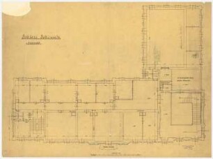 Schloss Schönrade: Grundriss 1.OG 1.50