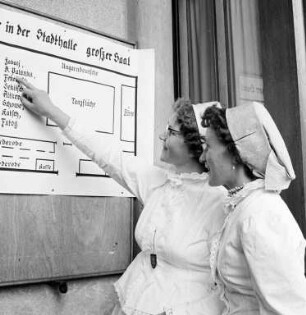 Bundestreffen der Donauschwaben an Pfingsten 1961 in Karlsruhe.
