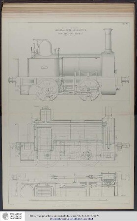 Fletcher's Patent Mineral Tank Locomotive, made by Fletcher, Jennings & Co. Whitehaven