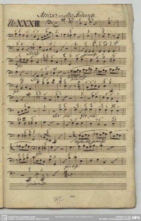 33. Anonymus, Arioso, C-Dur
