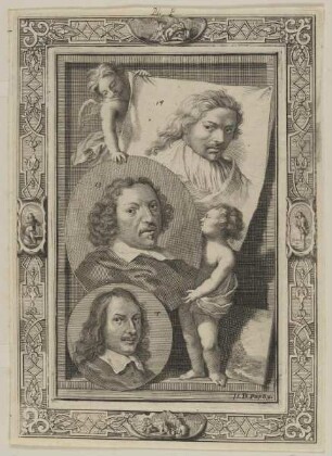 Bildnis des Herman Saftleven, des Cornelis Saftleven und des David Teniers (Ältere)