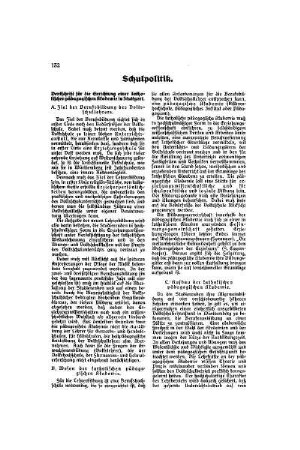 Schulpolitik