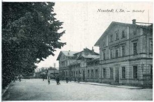 Neustadt in Sachsen. Bahnhof