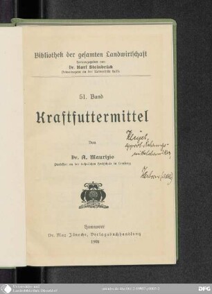 Kraftfuttermittel