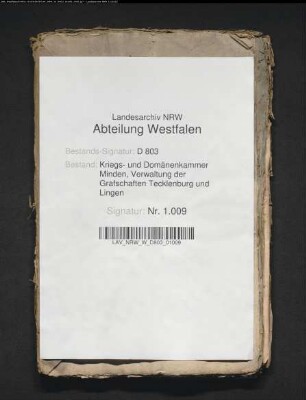 Ausweisung der Zuschläge in der Vogtei Brochterbeck