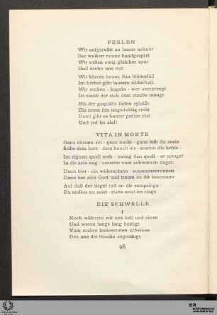 Die Schwelle
