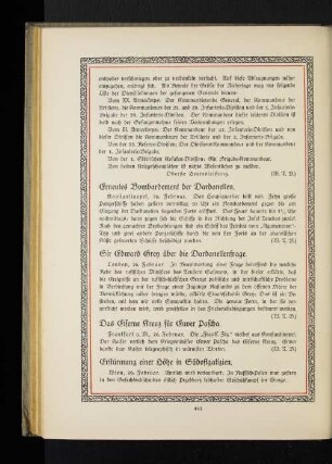 Sir Edward Grey über die Dardanellenfrage.