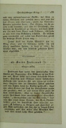 25. Kaiser Ferdinand II. 1619 - 1637