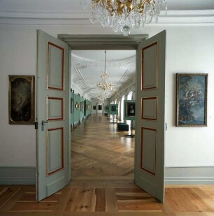 Residenzschloss Ludwigsburg — Altes Corps de logis — Westliches Kabinett der ehemaligen Gemäldegalerie & Raum 298