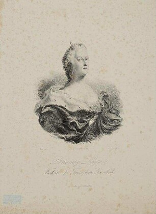 Bildnis von Louise (1724-1751) Königin von Dänemark