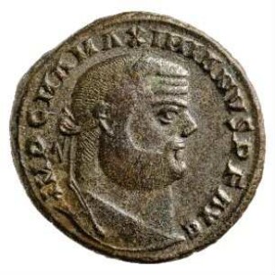 Münze, Follis, 301 n. Chr.