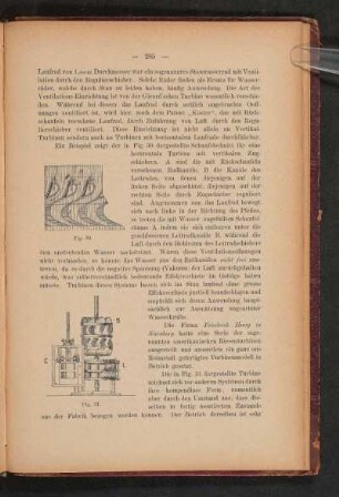 [Schaufelschnitt für eine horizontale Turbine; Turbine]