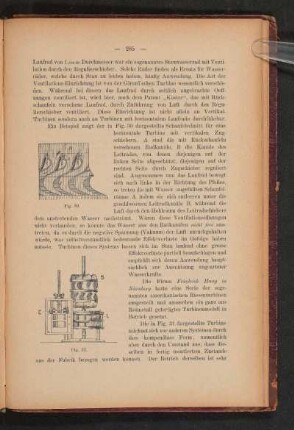 [Schaufelschnitt für eine horizontale Turbine; Turbine]