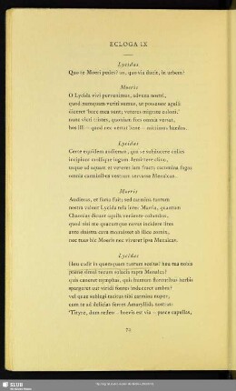 Ecloga IX Moeris
