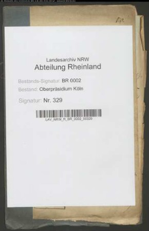 Gesuch des ehemaligen Kanonikus Garzweiler seine Pension außerhalb Landes beziehen zu dürfen