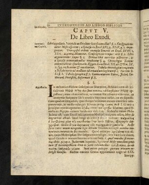 82-99, Capvt. V. De Libro Exodi.