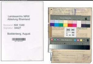 Entnazifizierung August Boddenberg , geb. 14.03.1898 (Wagenmeister)