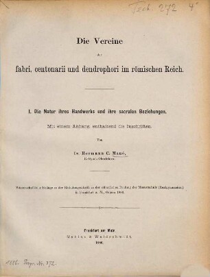 Einladungsschrift zu der ... stattfindenden öffentlichen Prüfung der Musterschule (Realgymnasium) in Frankfurt am Main. 1885/86