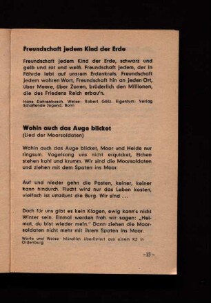 Wohin auch das Auge blicket