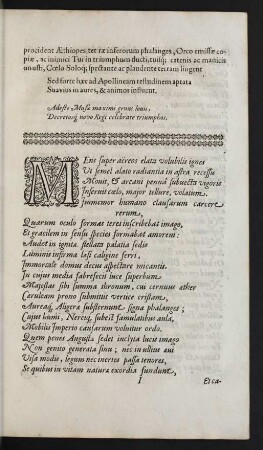 Mene super aereos elata volubilis ignes [...]