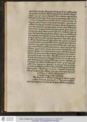 [N]unc superest ut afferamus octavam et ultimam principalem veritatem que hec est...