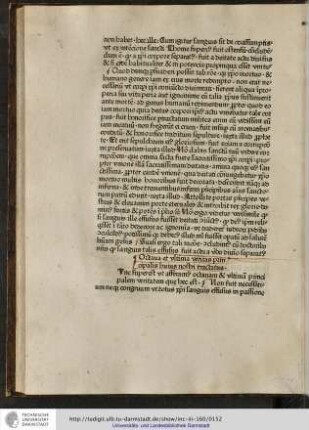 [N]unc superest ut afferamus octavam et ultimam principalem veritatem que hec est...