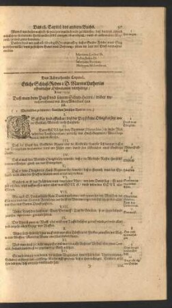 Das Achtzehende Capitel.