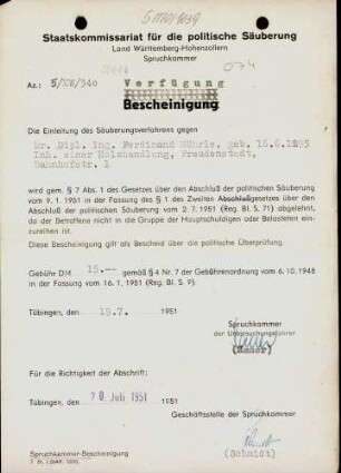 Möhrle, Ferdinand, Dr.
