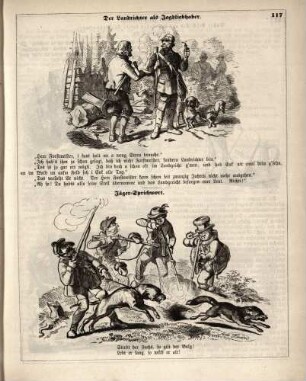 "Der Landrichter als Jagdliebhaber" "Jäger-Sprichwort"