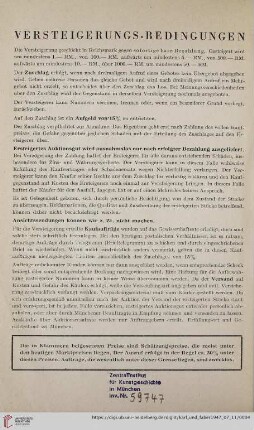 Versteigerungs-bedingungen