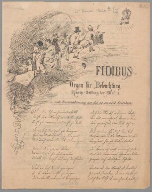 Fidibus : Organ für Beleuchtung ; Kneip-Zeitung d. Allotria. 3. ca. 1874