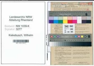 Entnazifizierung Wilhelm Kiekebusch , geb. 28.12.1885 (Studienrat)