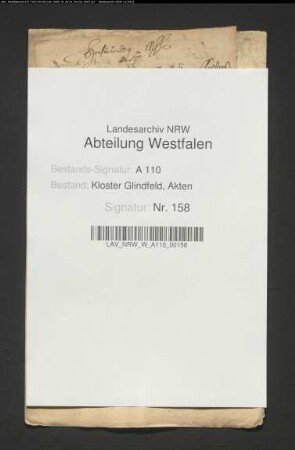 Streit des Klosters Glindfeld mit den Berechtigten der Mark Elkeringhausen wegen Holzverkohlung.