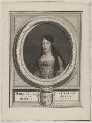 Bildnis der Marie Louise d´Orleans