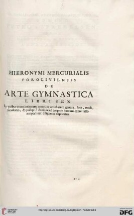 De arte gymnastica