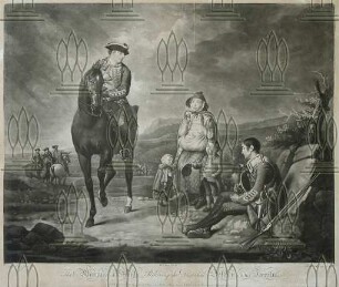The Marquis of Granby relieving the Distress’d of the soldier and his Family
