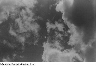 Aufnahme vom Himmel mit Wolken