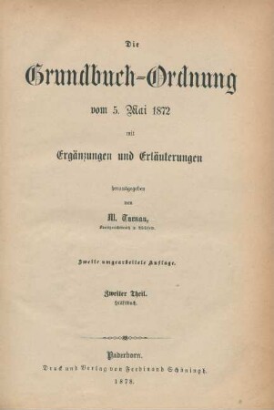 Theil 2: Hülfsbuch : mit Ergänzungen und Erläuterungen