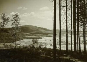 Czorneboh. Ansicht von Westen