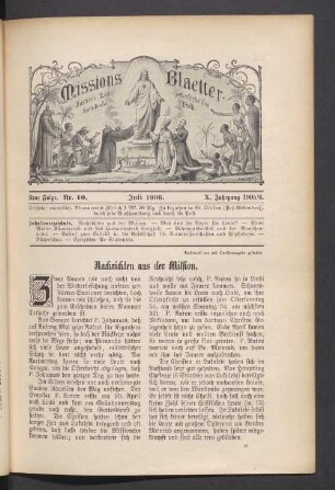 Nr. 10. Juli 1906