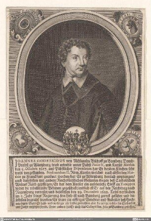 Joannes Godefridus von Aschhausen, aus: [Icones virtuosae ... episcoporum Herbipolensium... ]