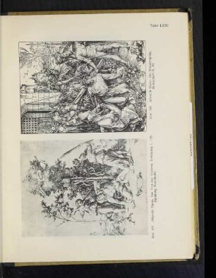 Tafel LXXI Abb. 107. Albrecht Dürer. Der Tod des Orpheus, Zeichnung L. 159. Hamburg, Kunsthalle.