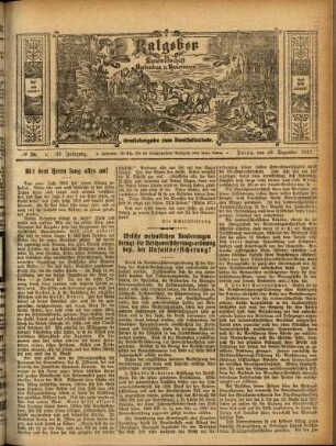 Ausgabe vom Sonntag, den 29. Dezember 1912.