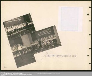 Konzert in der LPG-Hochschule Meißen, Jugendchor des Bergsteigerchores (Bild 1)