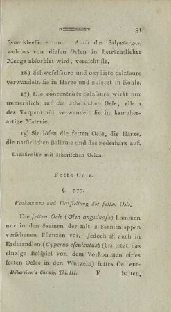 Fette Oele.