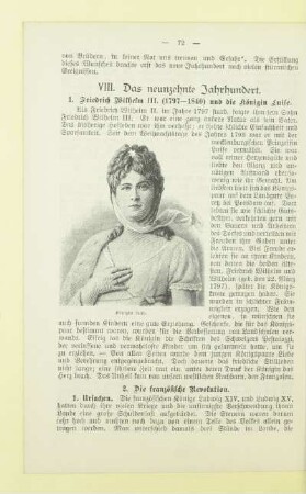 VIII. Das neunzehnte Jahrhundert