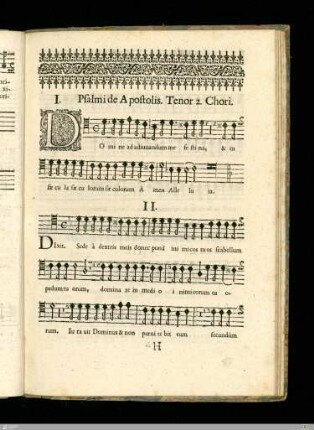 Psalmi de Apostolis in secundis Vesperis.