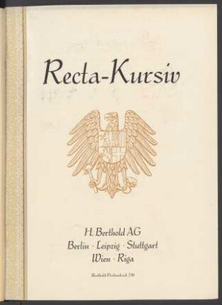 Recta-Kursiv
