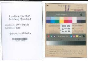 Entnazifizierung Wilhelm Brokmeier , geb. 27.12.1899 (Heimleiter)